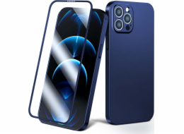 Zadní a přední kryt Joyroom Joyroom 360 Full Case pro iPhone 13 Pro Max + tvrzené sklo modré (JR-BP928 modré)