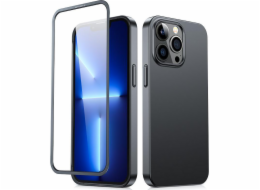 Zadní a přední kryt Joyroom Joyroom 360 Full Case pro iPhone 13 Pro Max + tvrzené sklo černé (JR-BP928 černé)