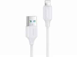 Joyroom USB -A - Lightning 0,25 m bílý kabel