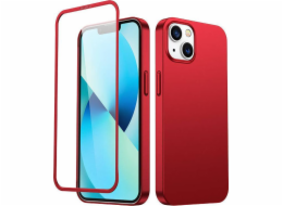 Zadní a přední kryt Joyroom Joyroom 360 Full Case pro iPhone 13 + tvrzené sklo červené (JR-BP927 červené)