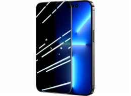 Joyroom Joyroom Knight 2.5d soukromí TG Glass pro iPhone 14 Plus s anti-špičkovým filtrem pro celou obrazovku s průhledným rámem (JR-P03)