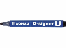 Donau Marker Permanent Donau D-Signer U, Round, 2-4mm (řádek), černá