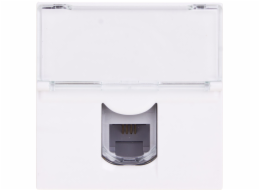 Legrand Mosaic Telefon Single RJ11 White (078731)