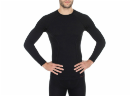 Brubeck Men s Long Sleeve Active Wool Black XXL (LS12820)