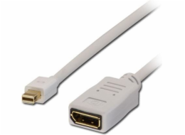 Lindy Displayport Mini Cable - Displayport 1,5 m bílá