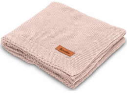 Sensillo pletená bavlna 100x80 růžová 4322/5466