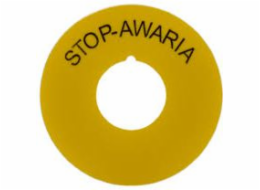 Žluté prsteny Promet s potiskem STOP-FAILURE pro NEF22 (W0-YELLOW RINGS DR STOP/FI22)