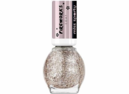 Slečna Sporty Miss Sporty_Fireworks Gold 3 The Glitters 7ml lak