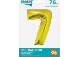 Godan Foil Balloon Number 7 Gold Smart 76cm