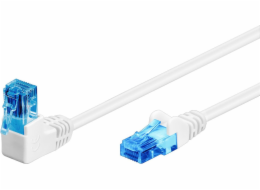 Goobay Goobay Patchcord U/UTP Cat. 6a příspěvky / úhel 90 bílá 5m