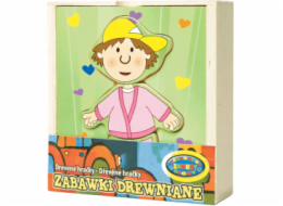 Dromader Wooden Puzzle - Boy - 130-00196