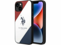 US Polo Us Polo Case pro iPhone 14 6.1 bílá/bílá trikolor reliéf