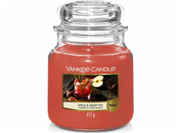 Yankee Candle Yankee Candle Apple & Sweet Figs Průměrná 411g sklenice