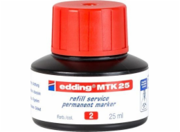 Edding inkoust pro doplnění permanentních značek E-MTK 25 Edding, červená