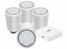 IMMAX NEO SMART Termostatická hlavice 4+1 Starter Kit, Zigbee, TUYA