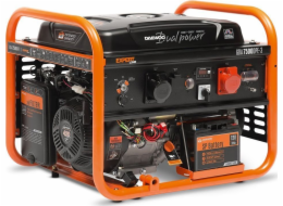 Daewoo GDA 7500DPE-3 engine-generator 6000 W 30 L Petrol Orange Black