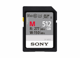 Sony SDXC M series         512GB UHS-II Class 10 U3 V60