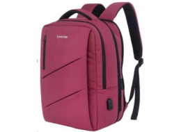 CANYON BPE-5 batoh pro 15.6" ntb, 40 x 30 x 12cm (+6cm), růžový