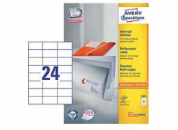 Avery Zweckform Universal Labels, White 70x37mm 100 listů (3474)