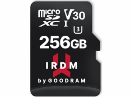 SDXC 256GB MICRO CARD IRDM UHS I  U3 + adaptér GOODRAM