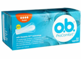 OB ProComfort Super pohodlné tampony, 1 balení - 32 ks