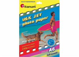 Titanový fotografický papír pro tiskárnu A6 (AH812TIT)