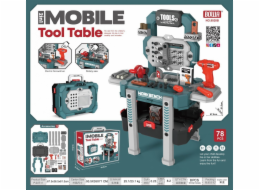 Workshop Ramiz s nástroji pro děti 3+ DIY SET 2in1 kufr + modrý stojan