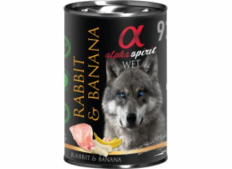 Alpha Spirit Králík s banánem 400 g