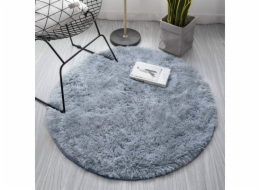 Strado Kulatý koberec Shaggy Strado 150x150 SilverFur (Light Grey) univerzální