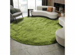 Strado Kulatý koberec Shaggy Strado 140x140 GreenGrass (Green), univerzální