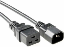 MicroConnect napájecí kabel C19-C14 2m černý