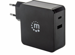 Manhattan nabíječka 1x USB-A 1x USB-C 3A (180214)