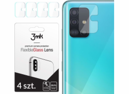 3MK Flexibleglass Lens Samsung A51 Hybridní sklo pro objektiv fotoaparátu 4 ks