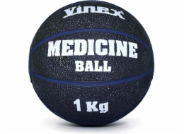 Vinex Rehabilitation Medical Ball 1kg Black and Navy Blue (VMB-L001P-8882)