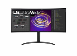 LG monitor 34WP85CP zakřivený IPS / 34" /21:9/ 3440x1440 / 1000:1 / 5ms / 300cd / 60Hz / 2xHDMI / DP  / USB-C/repro/čern