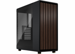 FRACTAL DESIGN skříň North Charcoal Black TG Light Tint, 1x USB 3.1 Typ-C, 2x USB 3.0, bez zdroje, ATX