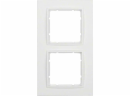 Hager Polo Berker/B.7 Double Frame White Mat 10126919