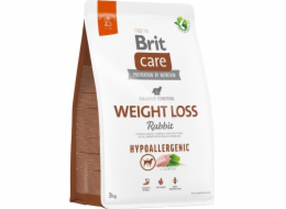 BRIT Care Hypoallergenic Adult Weight Loss Rabbit - dry dog food - 3 kg