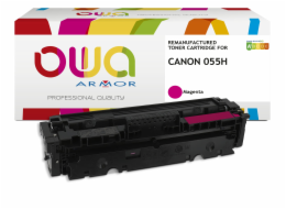 ARMOR Canon CRG-055H - kompatibilní OWA Armor toner kompatibilní s Canon CRG-055H M, 5900st, červená/magenta