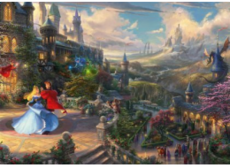 Thomas Kinkade Studios: Sleeping Beauty Dancing in the Enchanted Light, Puzzle