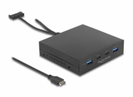 Delock 3.5” USB 3.2 Gen 2 přední panel 2 x USB Type-C™ + 2 x USB Typ-A