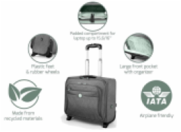 PORT DESIGNS YOSEMITE ECO TROLLEY 15,6&quot; taška na kolečkách, šedá