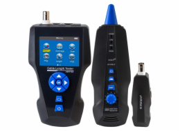 LAN Cable Tester TLCD8601S s LCD, koax, Cat3/Cat5E/Cat6/Cat7, UTP/STP, USB, PoE, ping, sonda, protismyčka