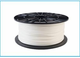 Filament PM tisková struna/filament 1,75 PETG bílá, 1 kg