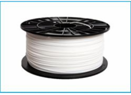 Filament PM tisková struna/filament 1,75 ABS bílá, 1 kg