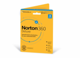 Norton 360 DELUXE 25GB + VPN 1 lic. 3 lic. 3 roky (21435519) NORTON 360 DELUXE 25GB +VPN 1 uživatel pro 3 zařízení na 3 roky ESD