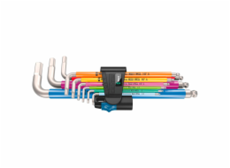 Wera 3950/9 Hex-Plus Multicolour HF Stainless 1