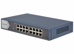 HIKVISION switch DS-3E0516-E(B)/ 16x port/ 10/100/1000 Mbps RJ45 ports/ 32 Gbps/ napájení 220 VAC, 0.3 A