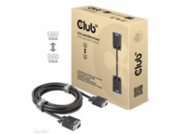 Club3D kabel oboustranný VGA, M/M, 28AWG, 3m