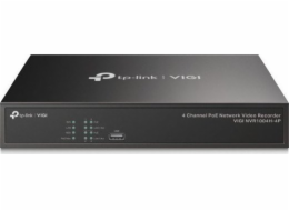 TP-Link VIGI NVR1004H-4P, [NVR, 4 kanály, 4x PoE]